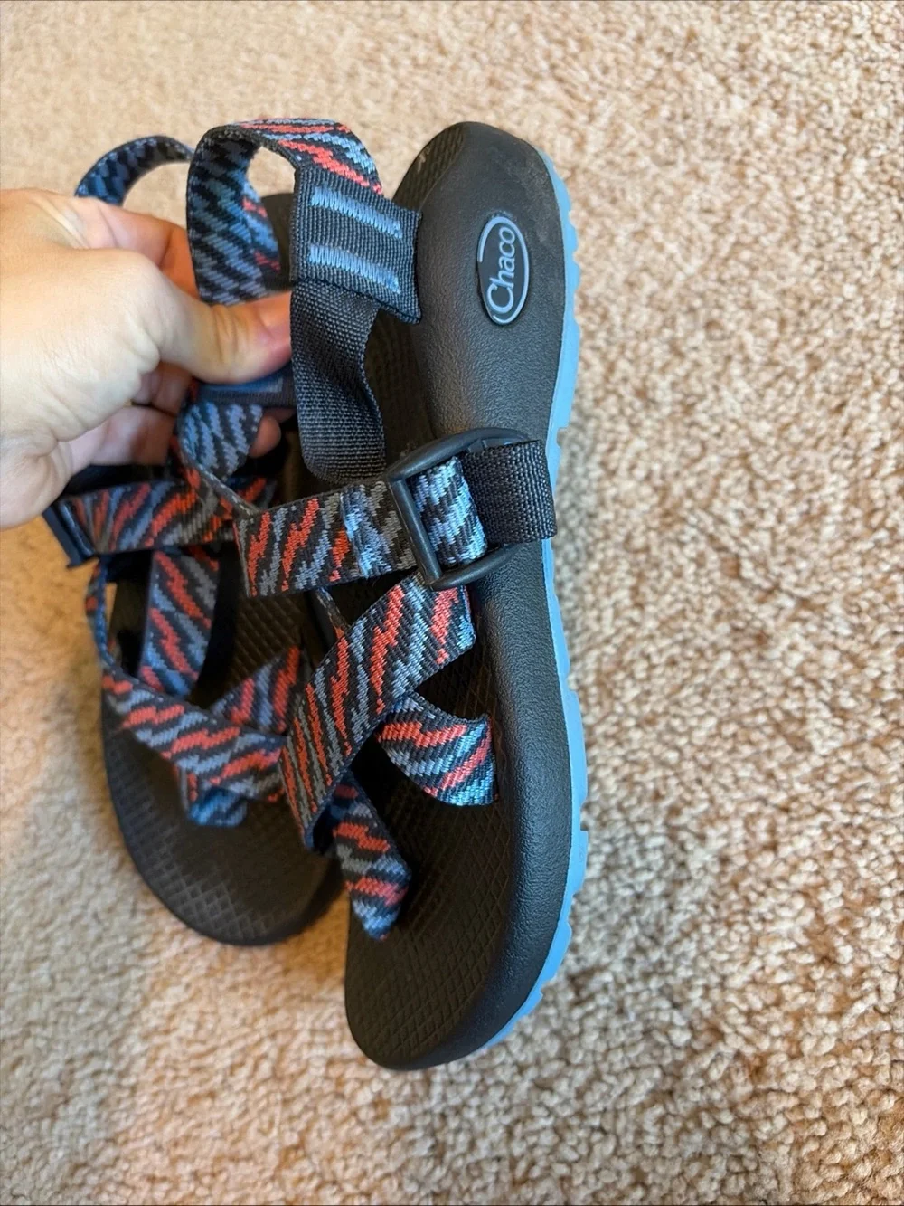 Chacos Blue Scrappy Sandals Sz 6 Women’s